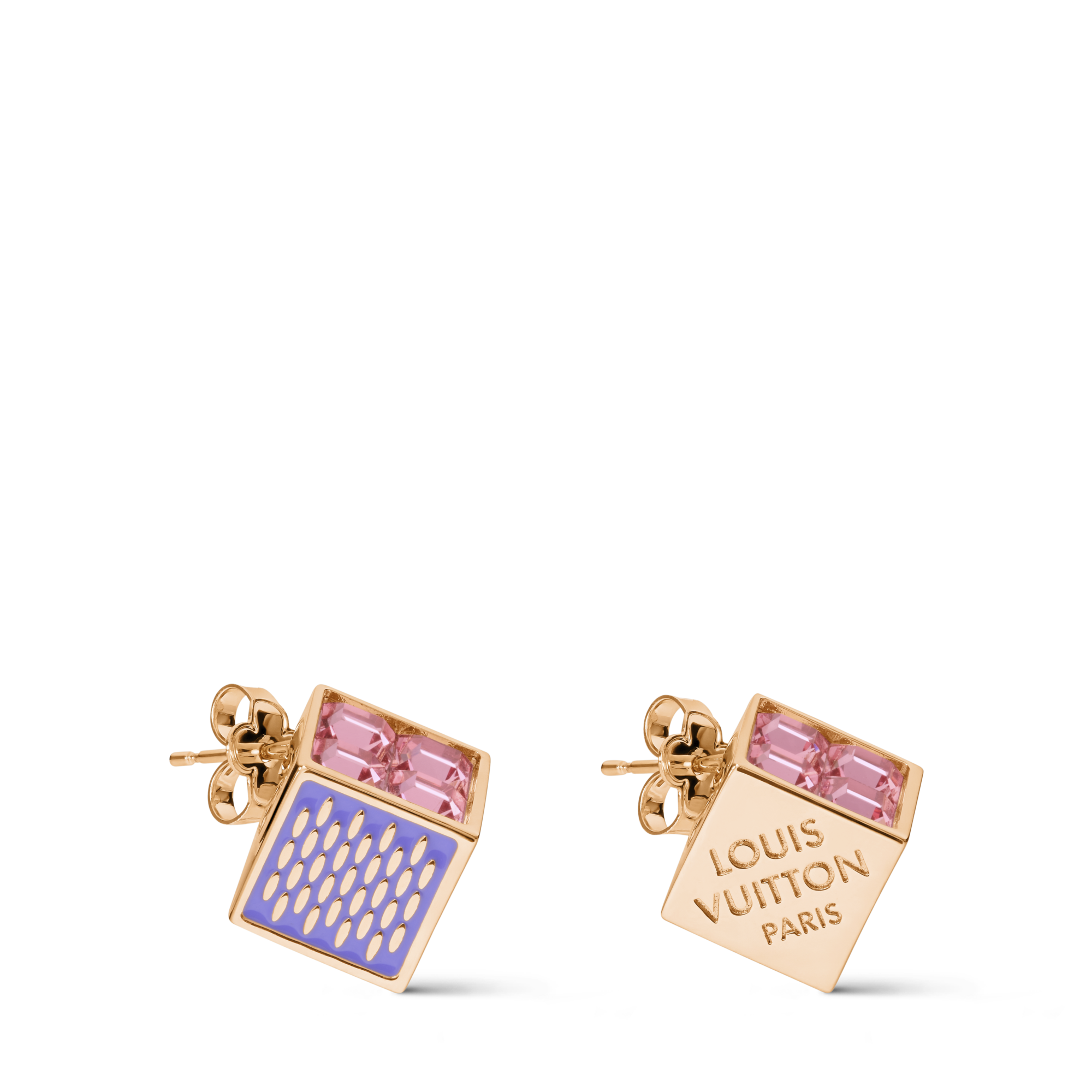 LV Cube Earrings S00 - Women - Fashion Jewelry | LOUIS VUITTON ®